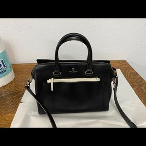 Black large Kate Spade Smooth Leather purse.